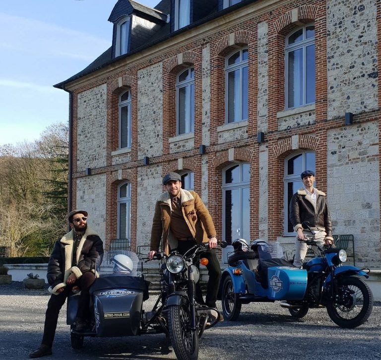 Tour en side-car vintage